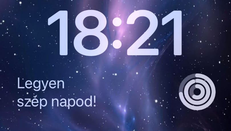 Tegye meg, amit az Apple nem tett lehetővé: vigyen fel szöveget telefonja zárolási képernyőjére