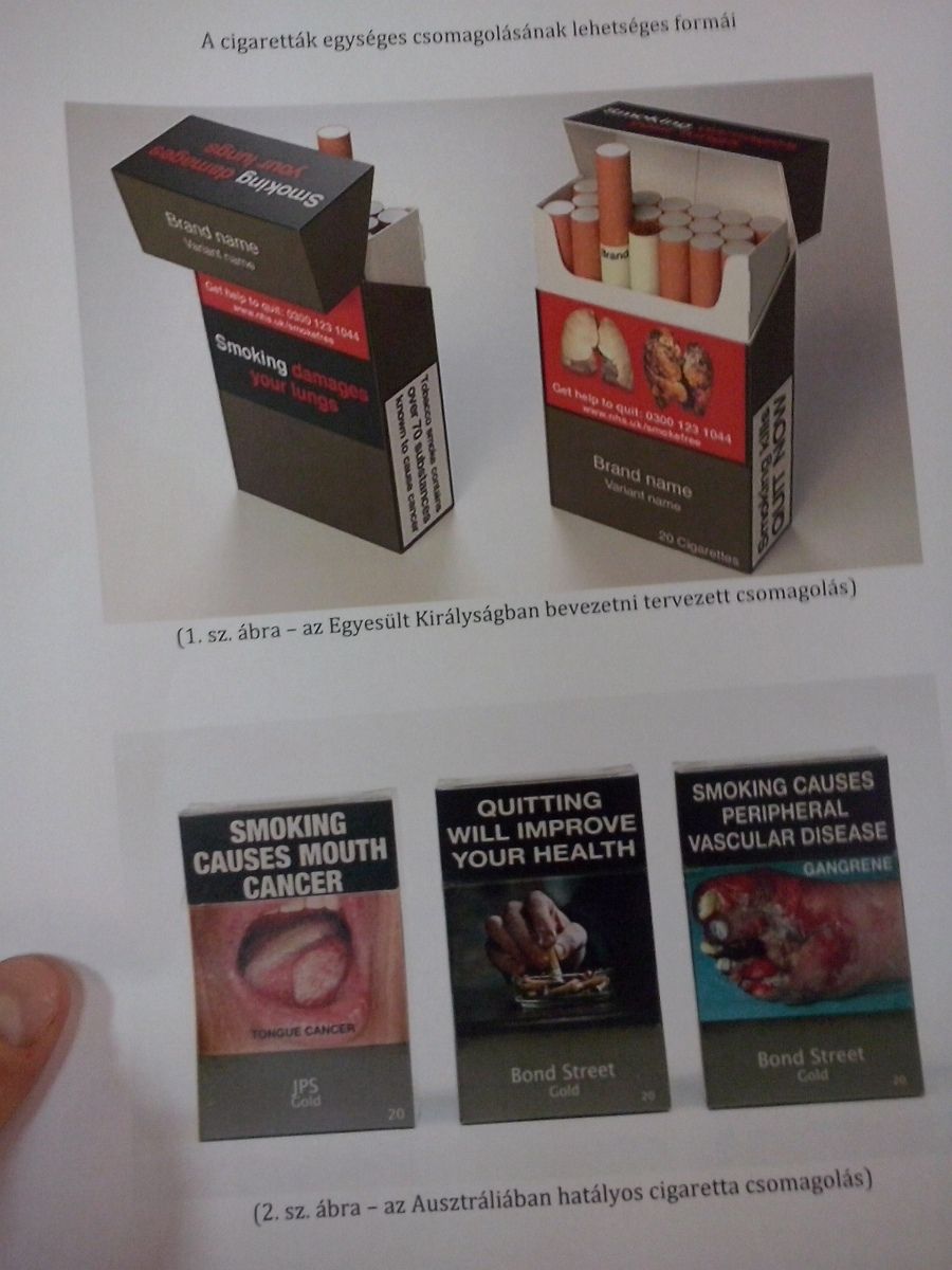 Fotó: Ilyen cigisdobozokat vezetne be a kormány