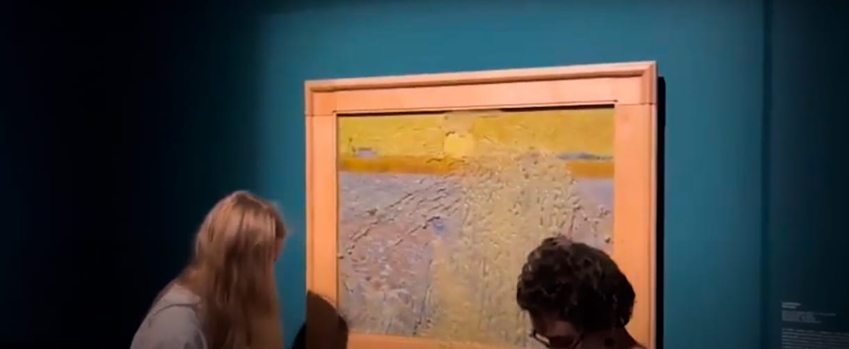 Újabb Van Gogh-festményt öntöttek le klímaaktivisták (videóval)