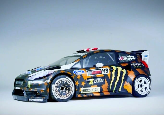 Ken Block ezzel a színváltós Ford Fiestával fog randalírozni – videó
