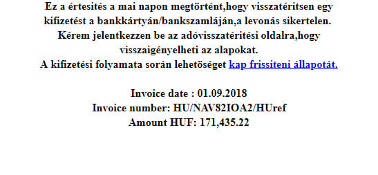 Két hét nem volt elég arra, hogy lebuktassák a NAV nevével visszaélő adattolvajokat