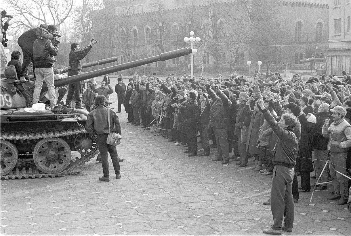 1989 karácsonyán mindenki a romániai forradalom híreit figyelte