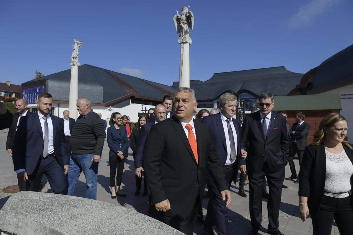 Orbán Viktor Sárospatakon: A vidéki levegő hazafivá tesz