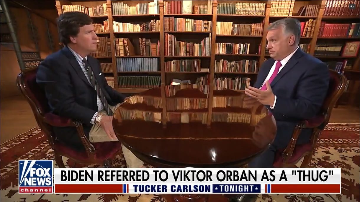 Orbán Tucker Carlsonnak: Istentől és a természettől jön, hogy megvédjük Magyarországot