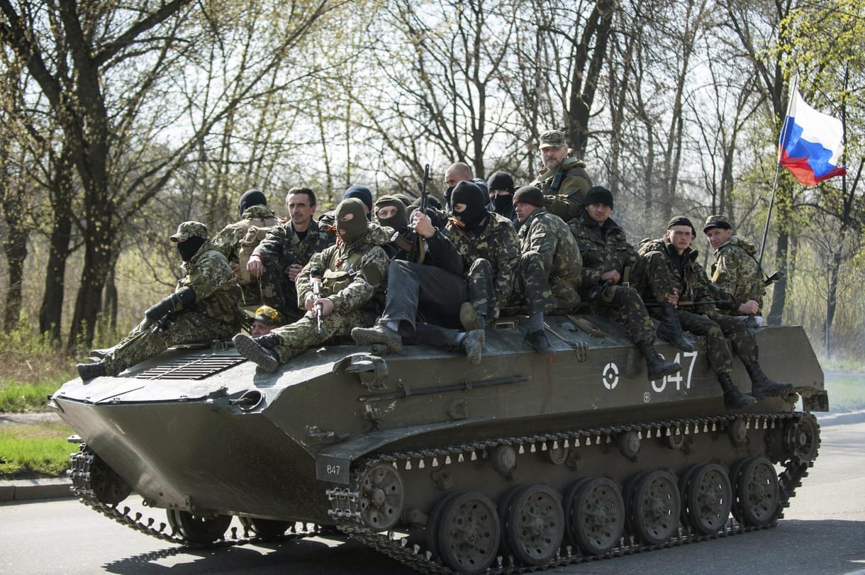 Lenyúlták az ukránok tankját Kramatorszkban