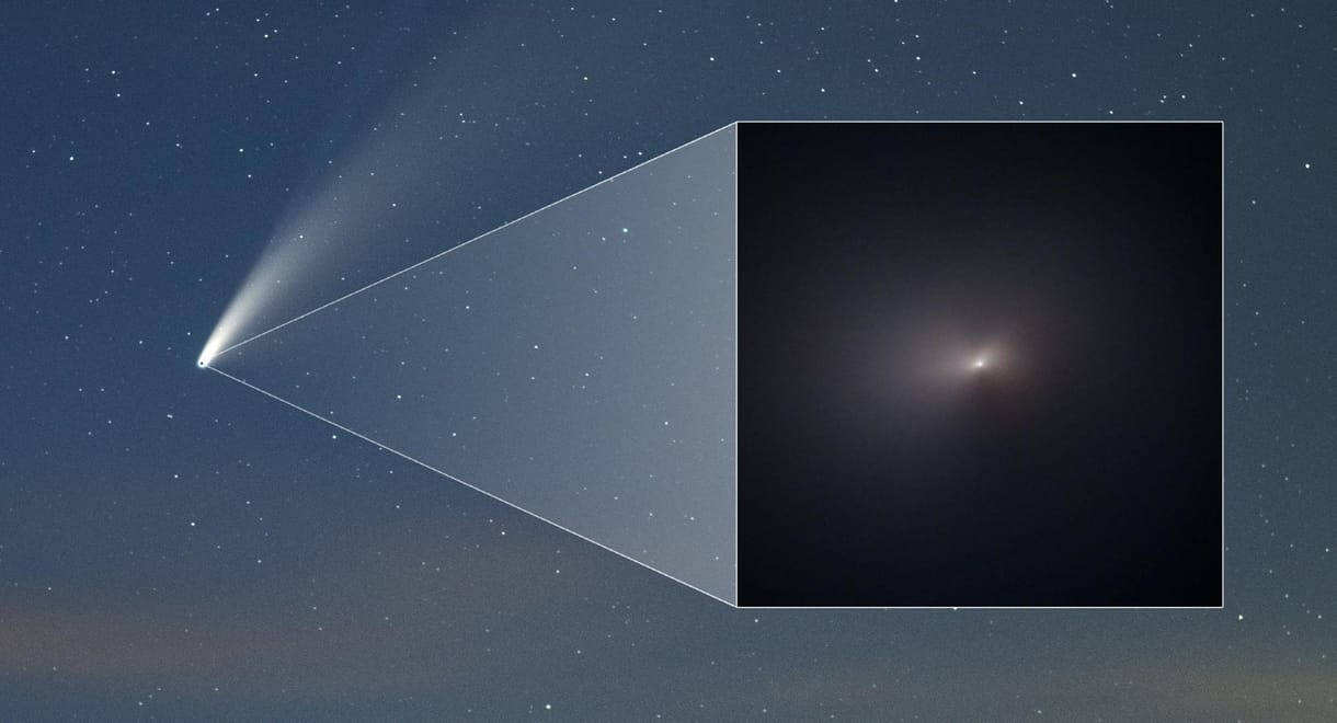 A Hubble lefotózta az üstököst, amely 7000 év múlva lesz újra látható