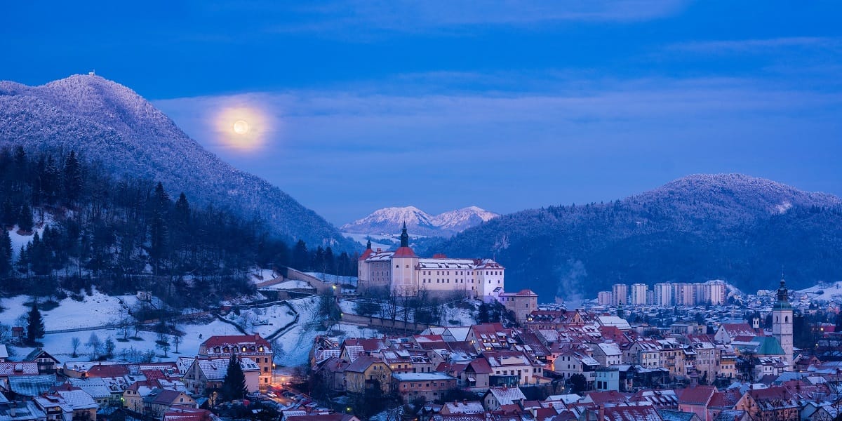 A szlovén városok téli világa utánozhatatlan