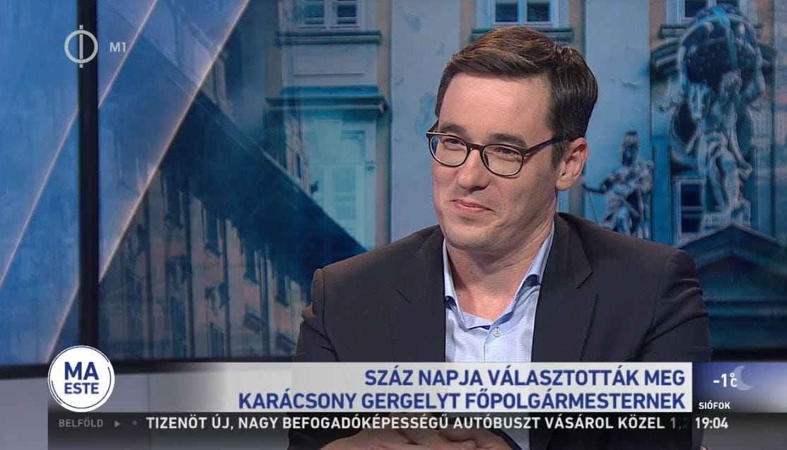 Bojkottálja a Hír TV-t Karácsony Gergely