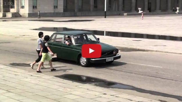 Ritka videó Észak-Koreából: egy 144-es Volvo 