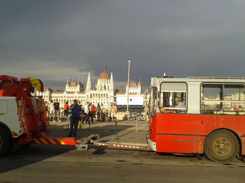 Szovjet trolikat és úthengereket vetettek be a Bem rakparton