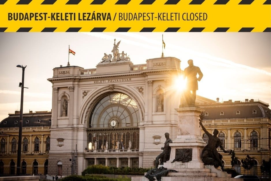 „Ne a megszokás alapján közlekedjenek!” – a Keleti pályuadvar hétfőn kezdődő lezárására figyelmeztet a MÁV-vezér
