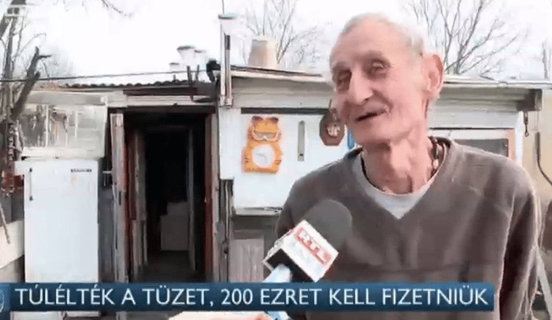 RTL: Bírságot szabtak ki egy a bódétüzet túlélt hajléktalan párra