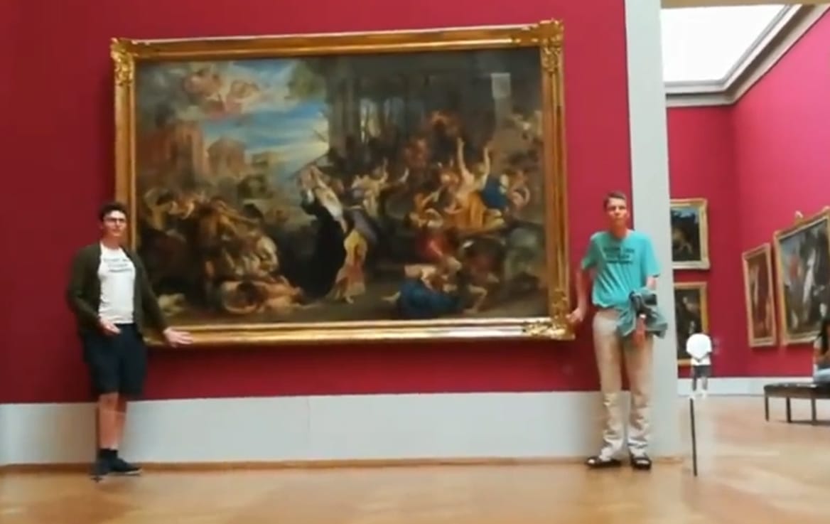 Pénzbüntetésre ítélte a bíróság a magukat Rubens-képhez ragasztó klímaaktivistákat