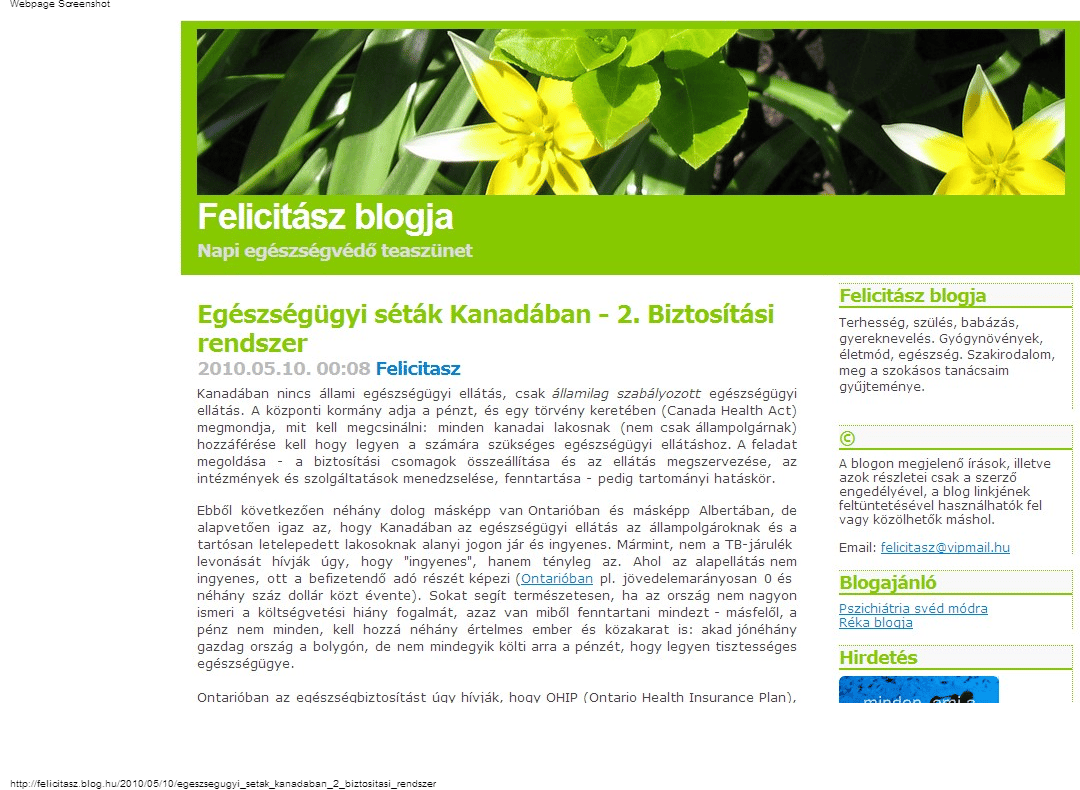 A kanadai biztosítási rendszer