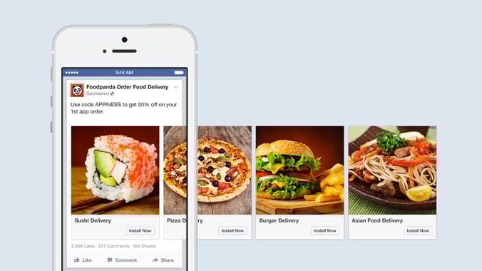 Látta már? Újfajta reklámok vannak Facebookon mobilon