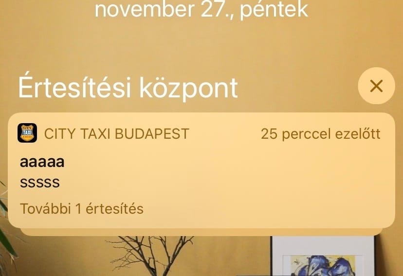 Furcsa jelzéseket küldött a mobilokra a budapesti City Taxi alkalmazása