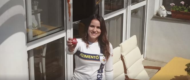 Drónnal locsolkodnak a magyar vízimentők