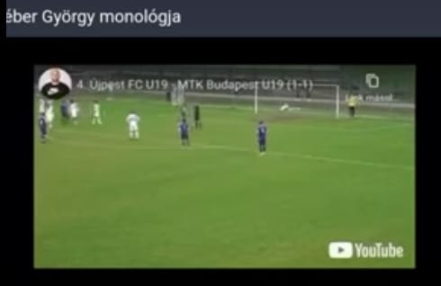 Írásbeli figyelmeztetést kapott az Újpesttől a pálya mellől káromkodó Véber György