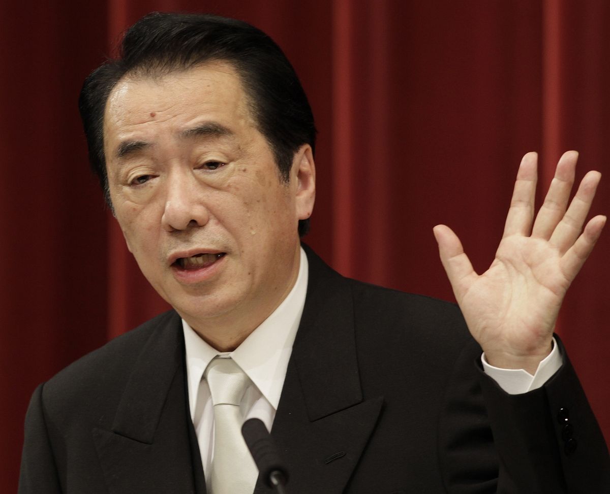 A japán kormányfő lemond, ha vége a helyreállítási munkáknak