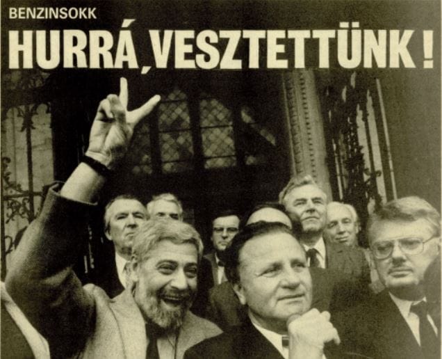 Így állta ki első nagy próbatételét az új magyar demokrácia – 30 éve tört ki a taxisblokád