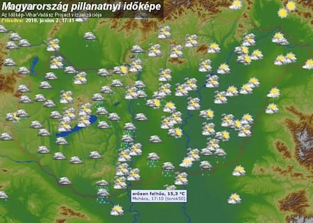 A legjobb online időjárás-előrejelző oldalak