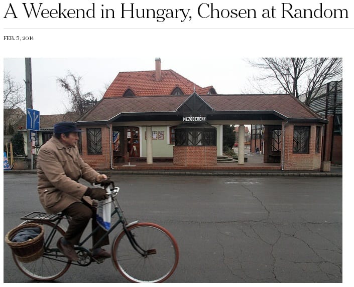 Magyar kisvárost tesztelt véletlenszerűen a New York Times