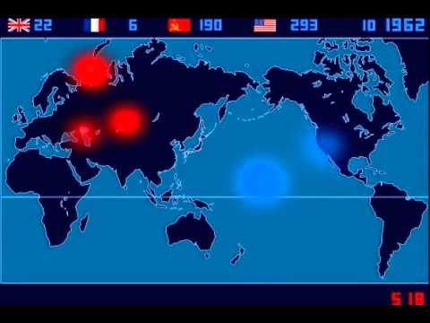 Videón a világ atomrobbantásai