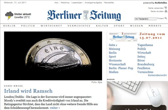 A Berliner Zeitung is a magyar közmédiás elbocsátásokról ír