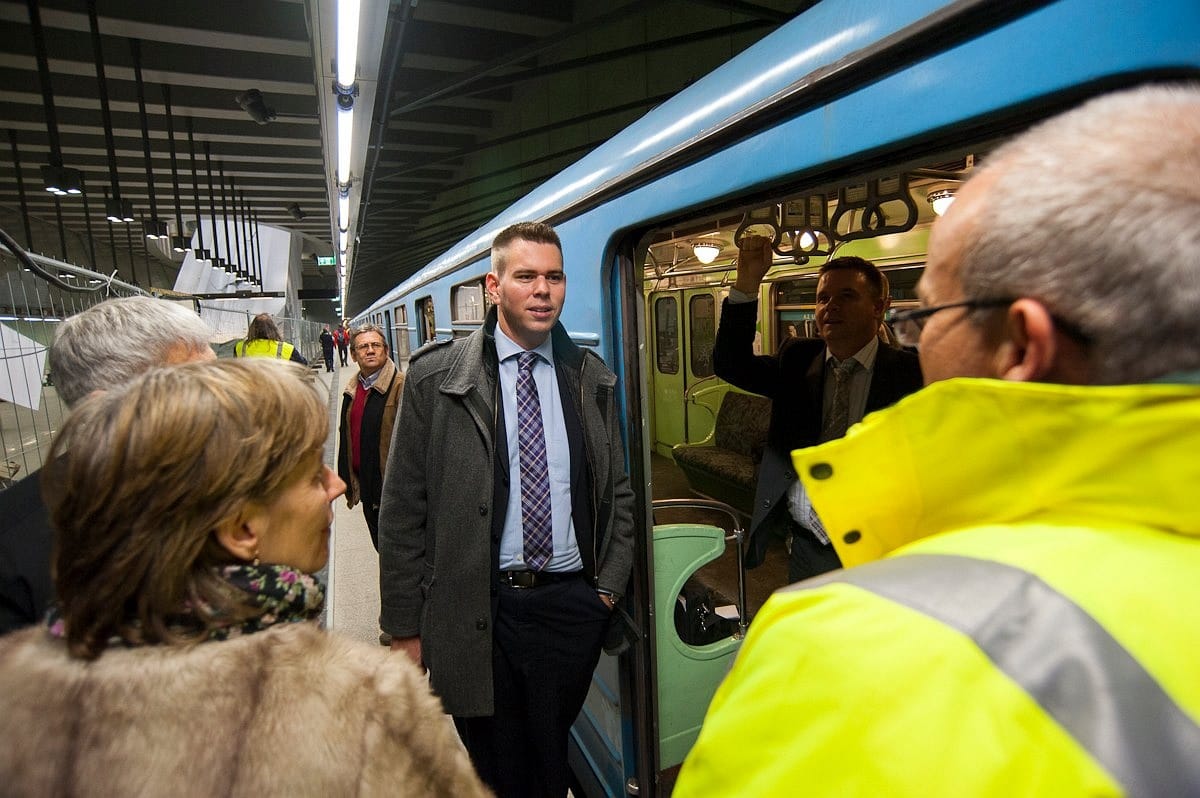A 4-es metró pályatesztje