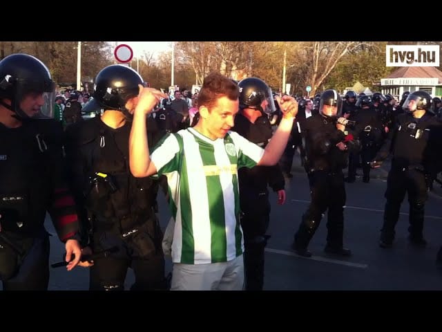 Amikor a Fradi-ultra nagyon, de nagyon kiakad - videó