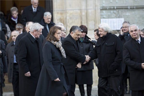 Orbán is ott volt Szokolay Sándor temetésén
