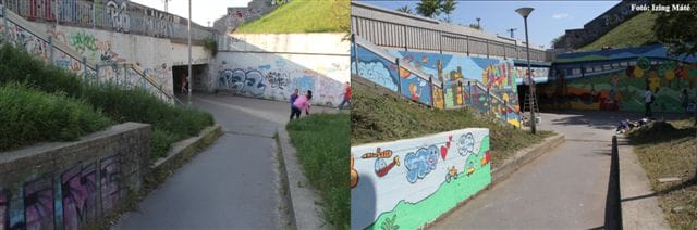 Pillangóhatás: street art a kelenföldi MÁV-állomáson 