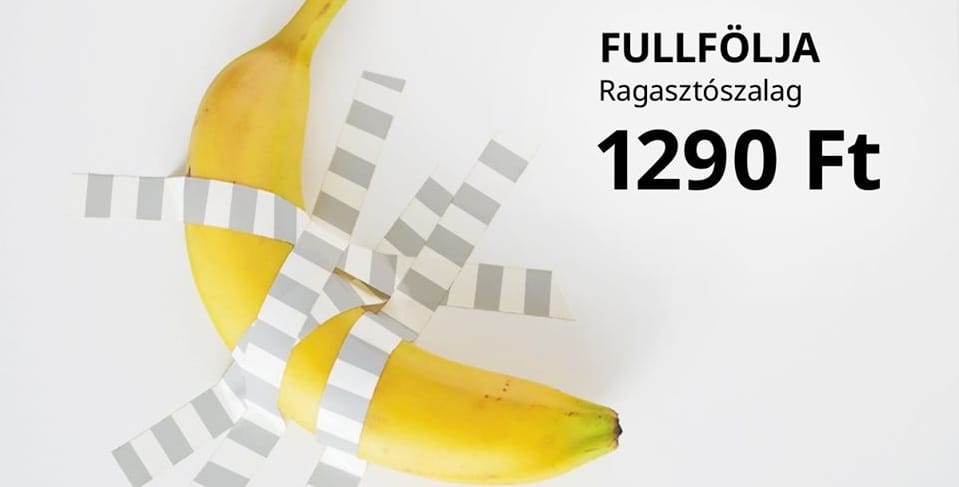 Az IKEA zseniális marketinggel reagált a 120 ezer dolláros banánra