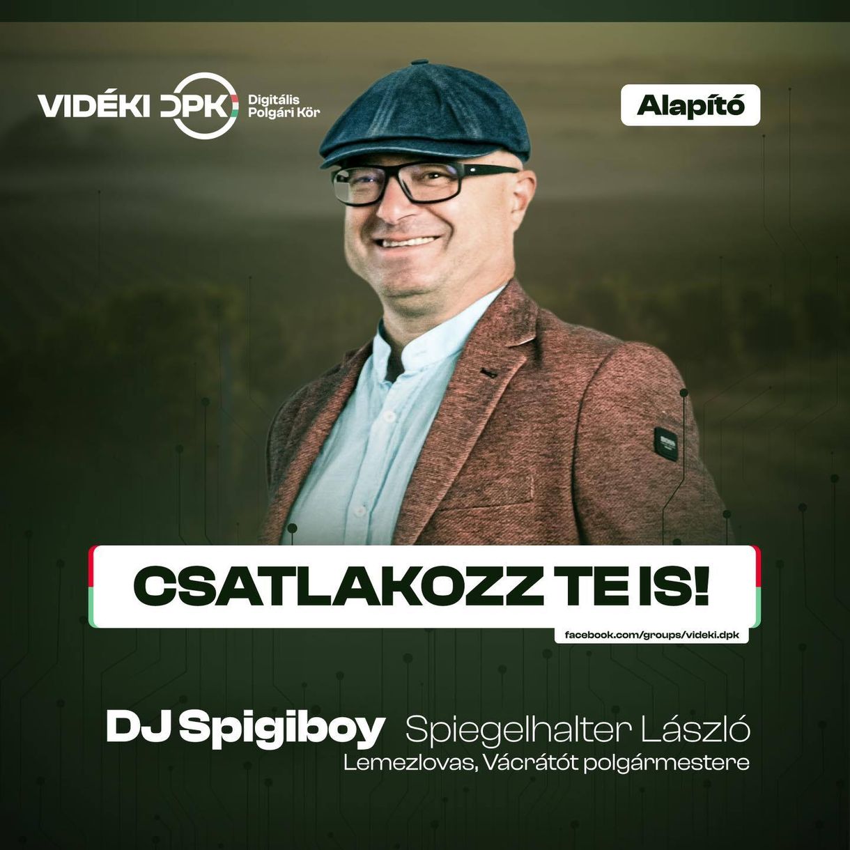 DJ Spigiboy is csatlakozott egy Digitális Polgári Körhöz
