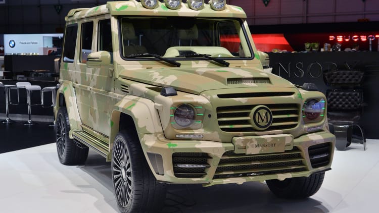 828 lóerős a Mansory által kezelésbe vett Mercedes G-osztály