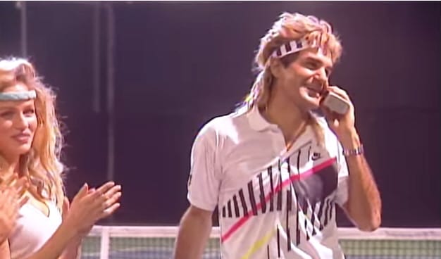 Roger Federer mekkora színész már - videó