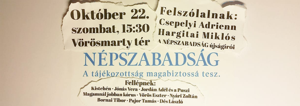 Koncert szerveződik a Népszabadságért