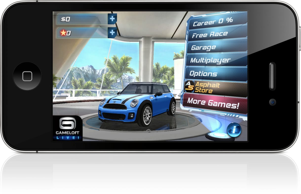 Ingyen tölthető le az Asphalt 6 iPhone-ra és iPadre
