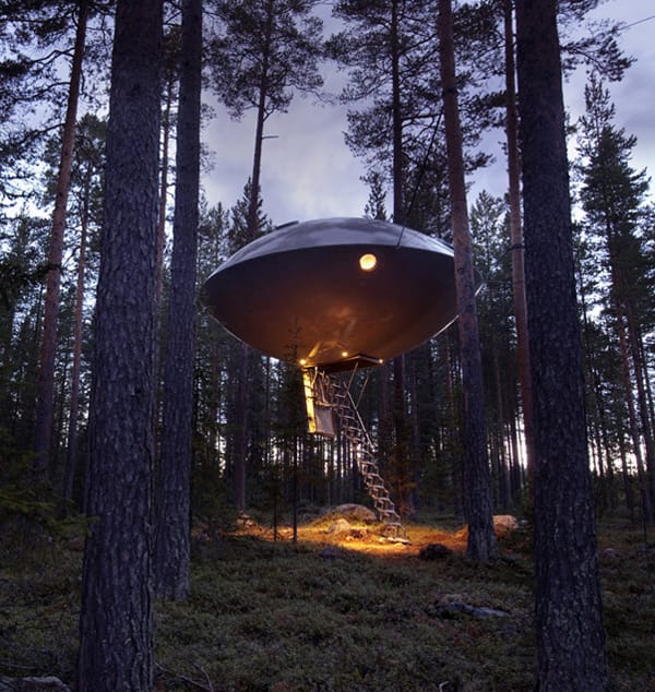 UFO landolt a svéd erdőkben?