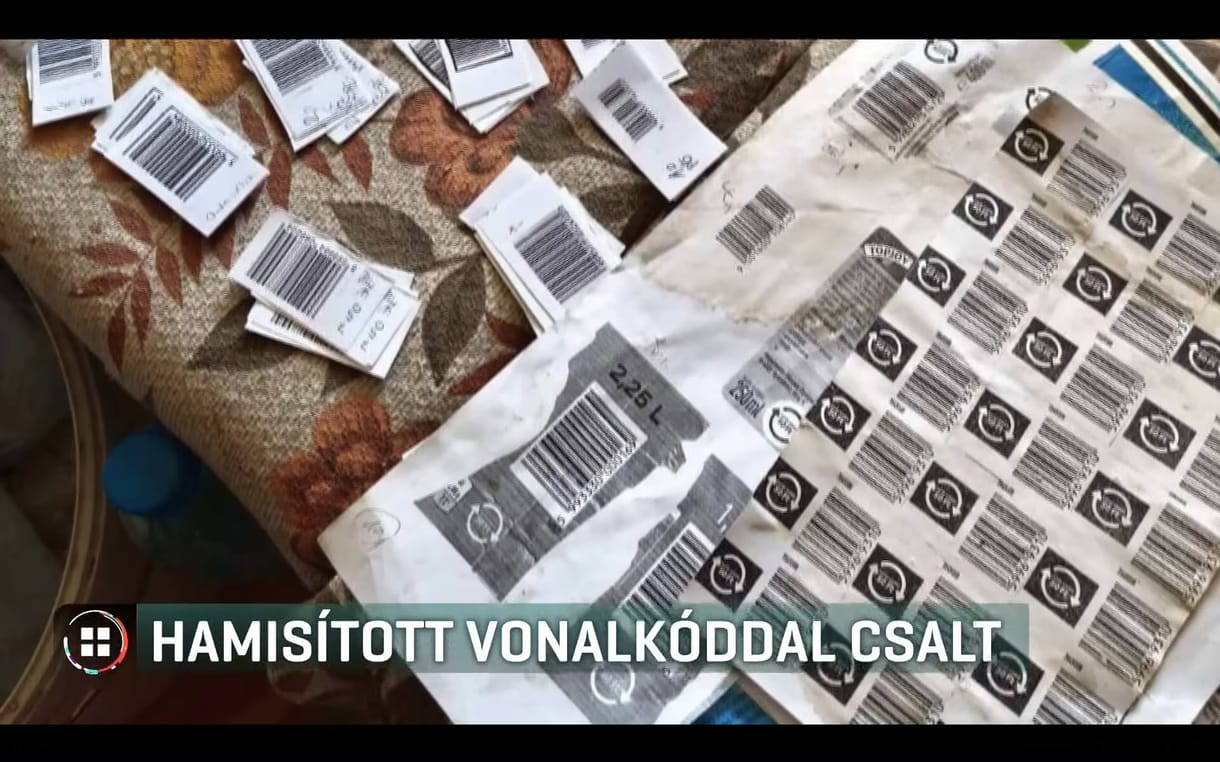 Otthon nyomtatott vonalkódokkal felcímkézett palackokat akart visszaváltani egy borsodi férfi