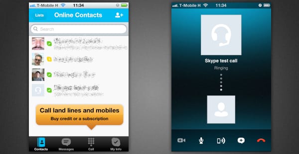 Megújult külsővel használhatjuk a Skype for iOS 4.0-át!