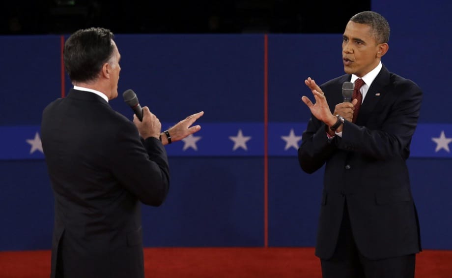 Második forduló, Obama - Romney: 1-1