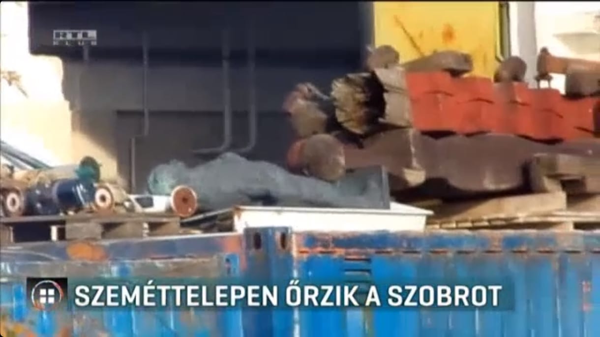 Szeméttelepre került egy Kossuth-díjas szobrász műve Pécsen