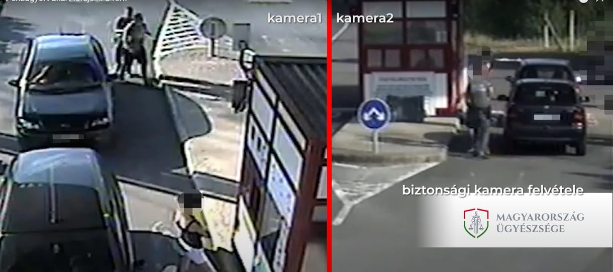 Megpróbált lefejelni egy pénzügyőrt az ukrán határon egy férfi – videó