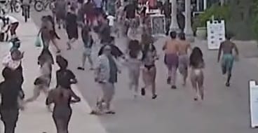 Lövöldözés tört ki egy tengerparti sétányon Floridában – videó