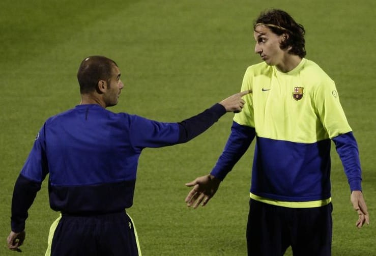 A Barcelona edzője nem akart kezet fogni Ibrahimoviccsal
