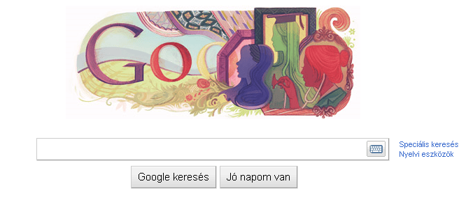 A Google is köszönti a hölgyeket