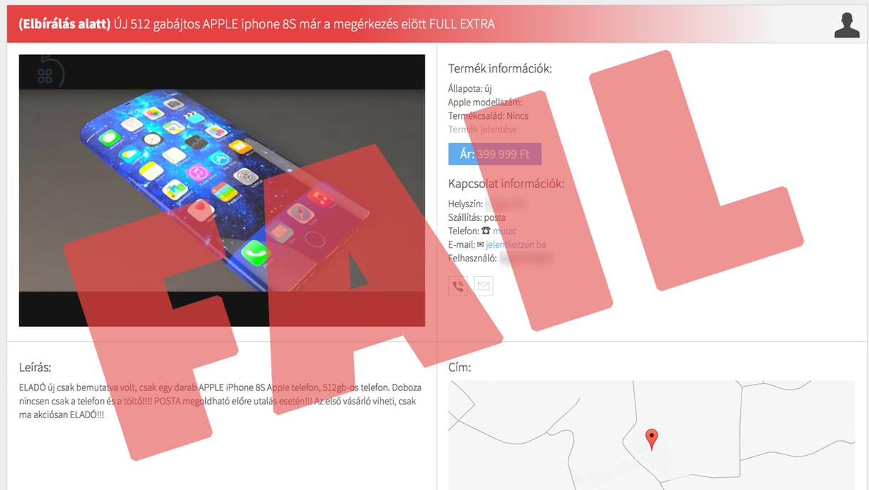 Egy 33 fős borsodi faluban már kapható az iPhone 8S