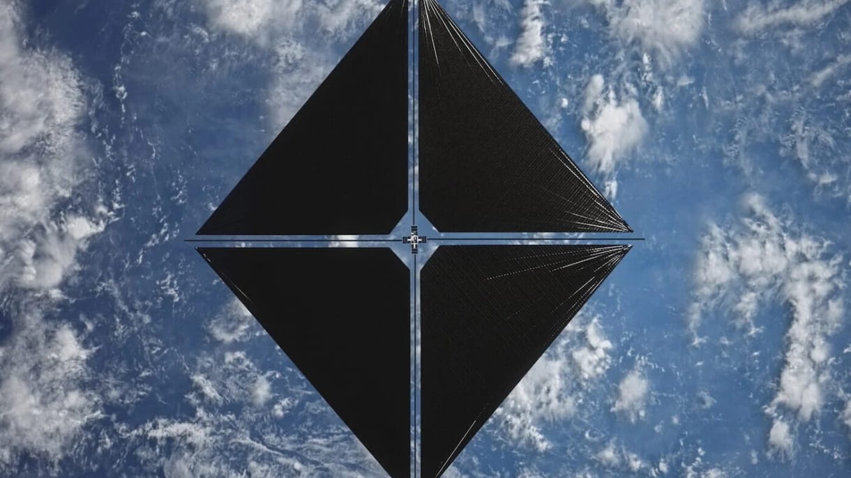 Kibontotta szárnyait a NASA gigantikus napvitorlája, kezdődik az űrteszt