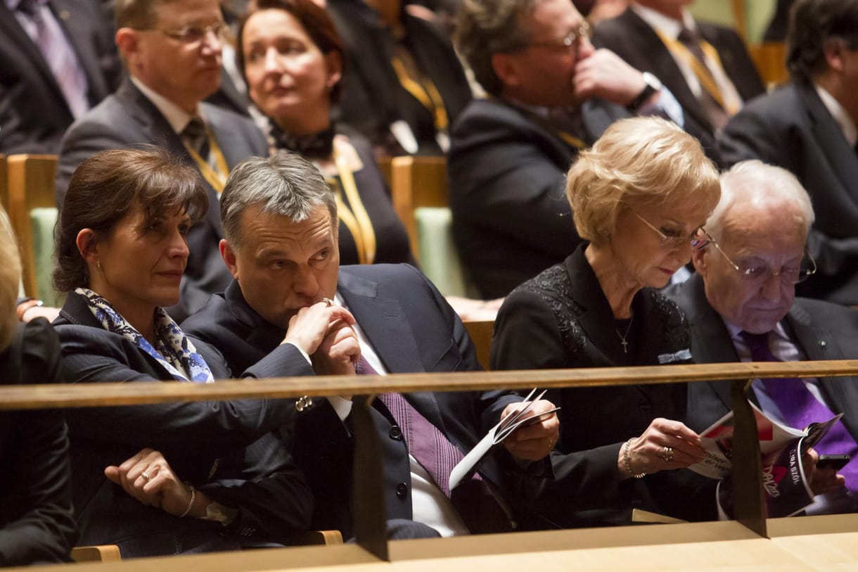 Fotó: Orbán a Müpában bulizott